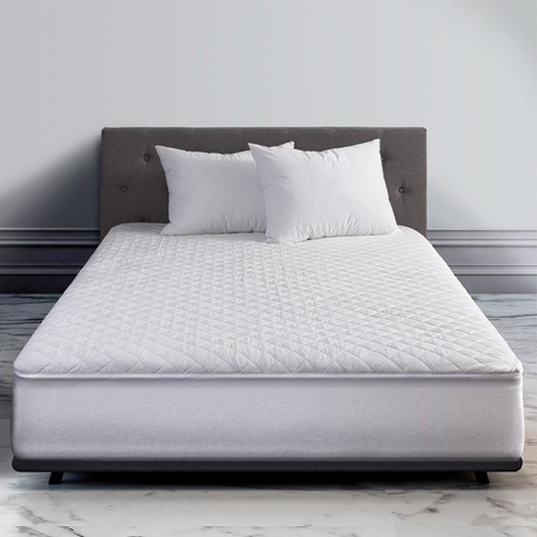 Quilted Waterproof Mattress Pad White Queen | L.L.Bean