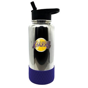 NBA Los Angeles Lakers 32oz Thirst Hydration Water Bottle - Silver - 1 of 3