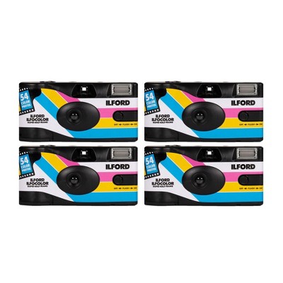 Ilford Ilfocolor Half Frame Single Use Camera (54 Exposures) - 4 Pack
