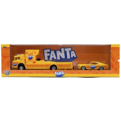 M2 Machines Auto Haulers '70 Ford C950 & Ford Mustang Custom Fanta