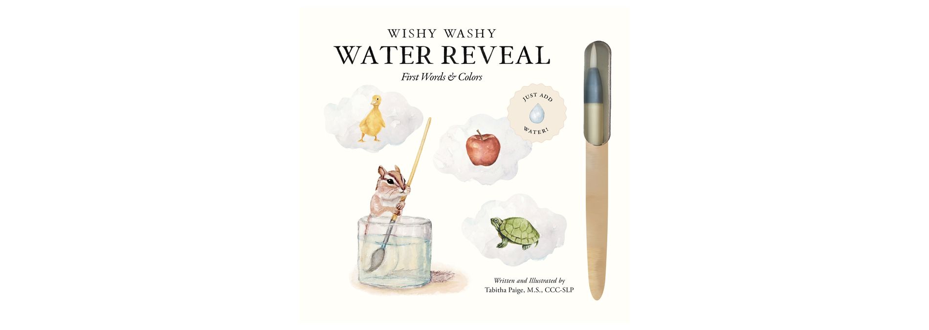 Wishy Washy (Water Reveal Edition) - (Tabitha Paige Children's Book) by  Tabitha Paige (Spiral Bound)
