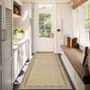 homfan Scalloped Washable Rug w/ Non-Slip Back - Modern Low-Pile Carpet for Living Room, Bedroom - 2 of 4