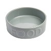 Park Life Designs 3c Classic Water and Food Dog Bowl - Gray - 3 of 4