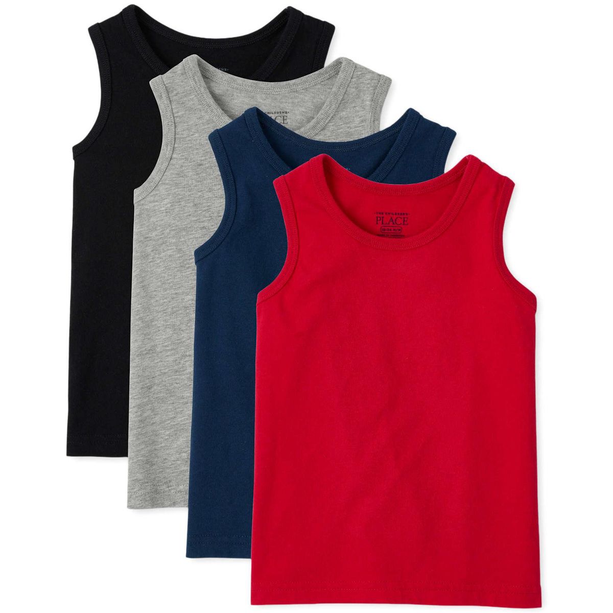 The Children's Place Baby Boys Mix And Match Sleeveless Tank Top 4-Pack