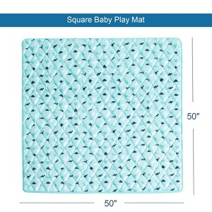 Biloban- Baby Playmat，Baby Foam Playmat， Large Size Playmat，Pad for Playpen, Mat for Playpen, Tummy Time Playmat, Washable Playmat - 1 of 4