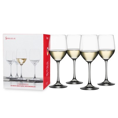 Spiegelau Wine Lovers White Wine Glasses Set Of 4 - European-made Crystal,  Classic Stemmed, Dishwasher Safe,white Wine Glass Gift Set - 13.4 Oz, Clear  : Target