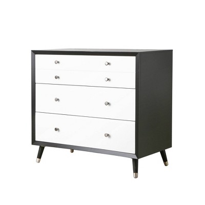 Karla Dubois Wooster 3 Drawer Dresser - Blanc Noir