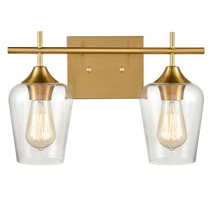CLAXY Modern Bathroom Wall Sconces Vanity Brass Wall Sconce - 1 of 4
