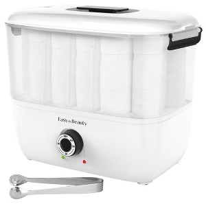 TASALON Hot Towel Steamer for Facials,  Portable Towel Machine Fits 16 Mini Towels - White - 1 of 4