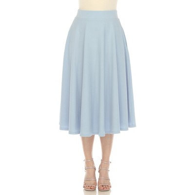 Women's Flared Midi Skirt