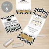 Big Dot of Happiness Tassel Worth The Hassle - Gold - DIY Assorted Graduation Cash Holder Gift - Funny Money Cards - Set of 6 - 2 of 4