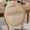 Sapphtopaz French Style Dining Chairs Set of 2 Upholstered Backrest Chair for Kitchen, Dining Room - 2 of 4