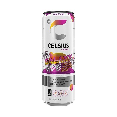 CELSIUS sparkling Galaxy Vibe Sparkling Functional Energy Drink - 12 fl oz Can