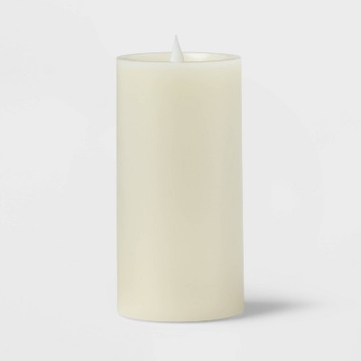 3&#34; x 6&#34; Pillar Candle Cream - Threshold&#8482;