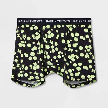 Pair Of Thieves Men's Super Fit Novelty Masks Boxer Briefs -  Black/fictitious Character S : Target