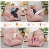 Kids Bean Bag Chair, Comfy Toddler Chair with Plush Bear, Toddler Bean Bag Sofa for Boys and Girls, Soft Corduroy Cover Lazy Sofa - 4 of 4