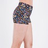 Calypsa Women's Plus Size Chlorine Resistant High Waisted Swim Shorts - 3 of 3
