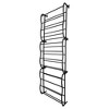 Home Basics 36 Pair Over the Door Steel Shoe Rack, Black - 4 of 4