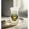 Classic Touch Tea Set of 6 with Gold Ombre Design, 3.9 oz - 3 of 3
