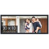 PosterPalooza | Panoramic Slim Profile Black Picture Frame - UV Acrylic, Foam Board Backing, Hanging Hardware - 2 of 4