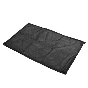 Unique Bargains Sun Shade Car Side Window Rear Breathable Mesh Anti-UV Protect Sunshade Cover Cars Curtain Net Universal 37.40"x21.65" Black 1 Pair - 1 of 4