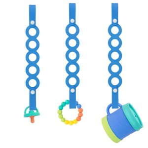 morepeas Baby Toy and Cup Strap - Blueberry - 1pc - 1 of 4