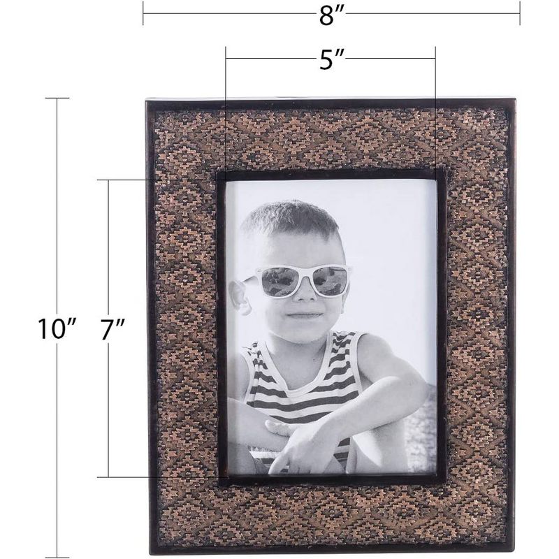 Creative Scents Dublin 5 X 7 Picture Frame (Brown), 4 of 8