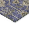Purple Beige And Taupe Oriental Washable Indoor Outdoor Area Rug - 4 of 4