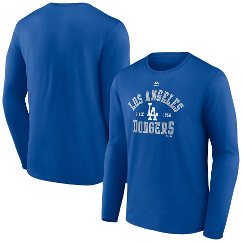 Mlb Los Angeles Dodgers Men's Long Sleeve Core T-shirt - L : Target