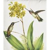 TAG 18"x 18" Hummingbird Yellow Flower Cotton Accent Decorative Throw Pillow Poly Filled Removable Insert Square Machine Wash - 2 of 2