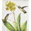 TAG 18"x 18" Hummingbird Yellow Flower Cotton Accent Decorative Throw Pillow Poly Filled Removable Insert Square Machine Wash - image 2 of 2