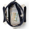 Lands' End Zip Top Canvas Tote Bag - 2 of 4
