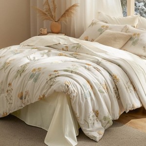 7-Piece Bed in a Bag Set with 100% Cotton Sheets and Polyester Comforter - 1 of 4