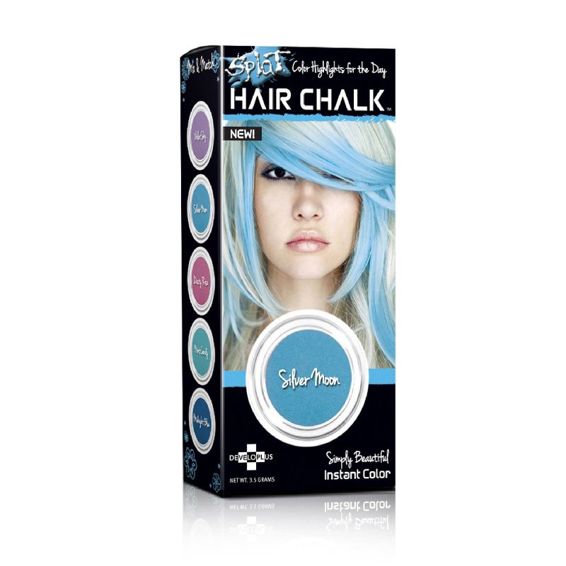 Splat Hair Chalk - Silver Moon - 3.5gm, 6 of 8