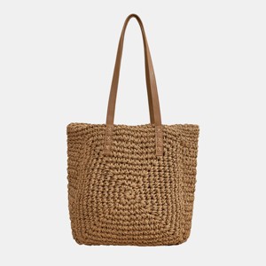 Handwoven Straw Tote Bag - Cupshe - 1 of 4