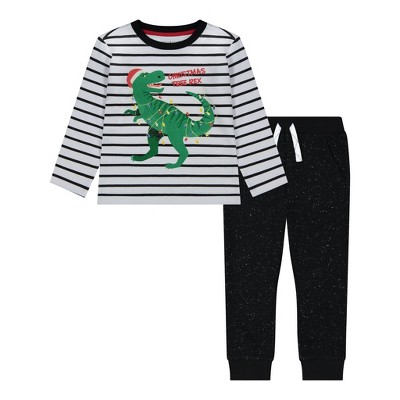 Andy & Evan Toddler Holiday Yeti Long Sleeve Tee : Target