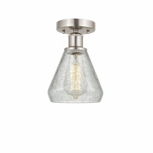 Conesus - 1 Light Semi-Flush Mount In Industrial Style-10.75 Inches Tall and 6 Inches Wide - 1 of 1