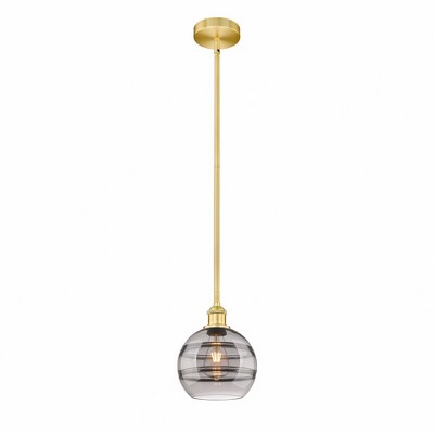 Rochester - 1 Light Stem Hung Mini Pendant In Industrial Style-9.38 Inches Tall and 8 Inches Wide