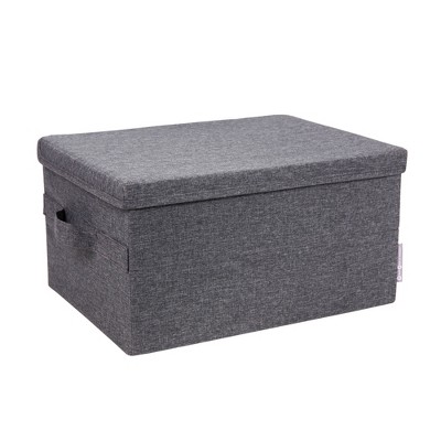 Bigso Box of Sweden Storage Box Knock Down Medium Gray