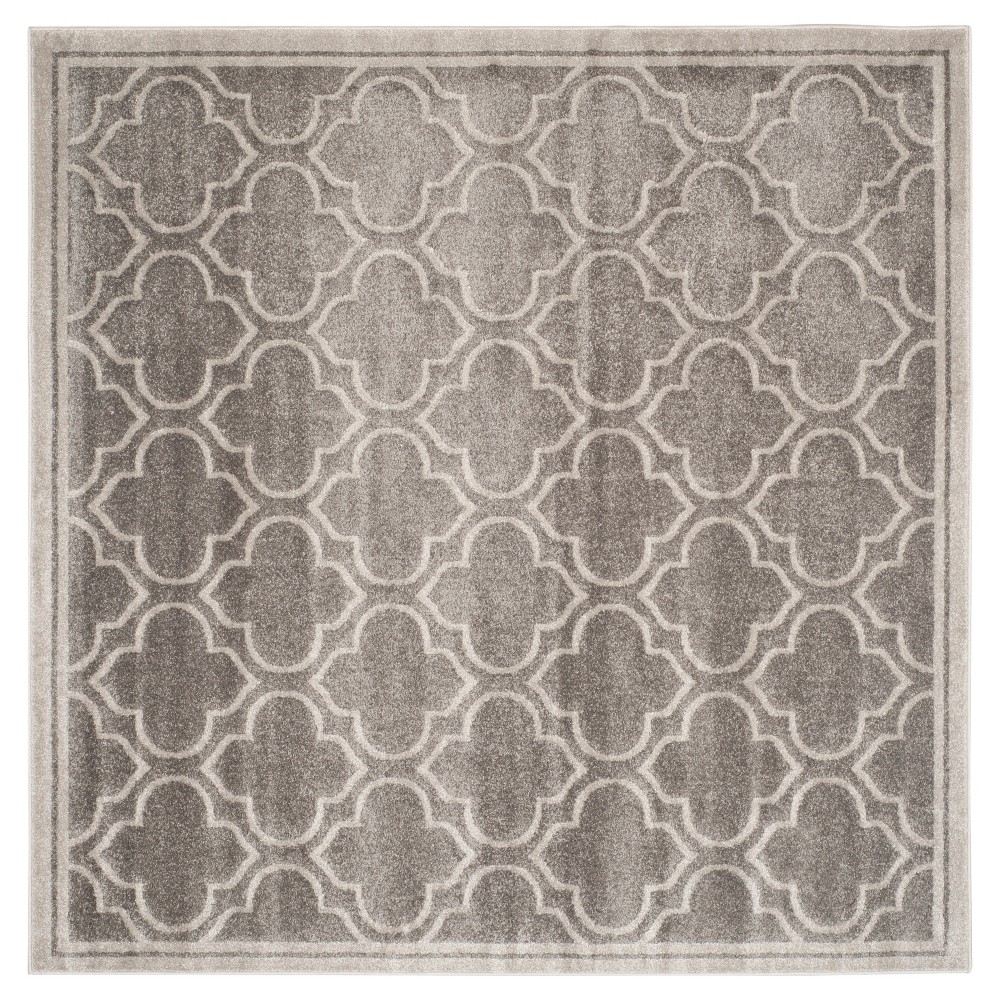 7'x7' Coco Loomed Rug Gray/Light Gray - Safavieh