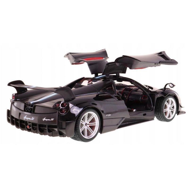 Link 1:14 RC Pagani Huayra Super Sports Car Bright Headlights and Rear Lights Great Gift For Kids - Black, 5 of 7