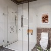 ALFI ABS16S-BN Brushed Nickel 16Inch Folding Teak Wood Shower Seat Bench - 3 of 4