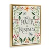 Stupell Industries Floral Power in Kindness, 17" x 21" - 3 of 4