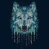 Boy's Design By Humans Geometric Wolf By jun087 T-Shirt - 2 of 3