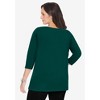 Jessica London Stretch Cotton Boatneck Tunic - 3 of 4