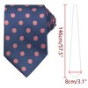 INSPIRE CHIC Men's Adjustable Regular Fit Satin Necktie - 2 of 4