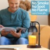 FAAYFIAN Adjustable Candle Warmer Lamp with Timer,Wood Base Metal Shade,Birthday Gifts for Women Mom - 4 of 4
