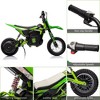 24V Electric Off-Road Motorcycle,250W Motor 13.6MPH Fast Speed Motocross,Leather Seat Dirt Bike - 4 of 4