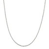 Black Bow Jewelry 1.6mm, Sterling Silver D/C Twisted Solid Serpentine Necklace - 3 of 4