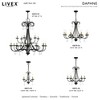Livex Lighting Daphne 5 - Light Chandelier in  Black/Antique Brass - 2 of 4